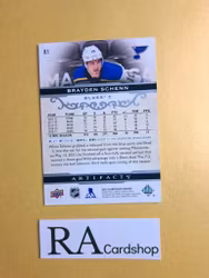 #81 Brayden Schenn 2021-22 Artifacts Hockey