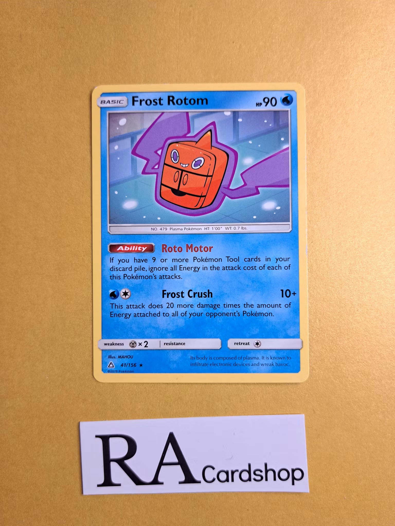 Frost Rotom Rare 41/156 Ultra Prism Pokemon Kort