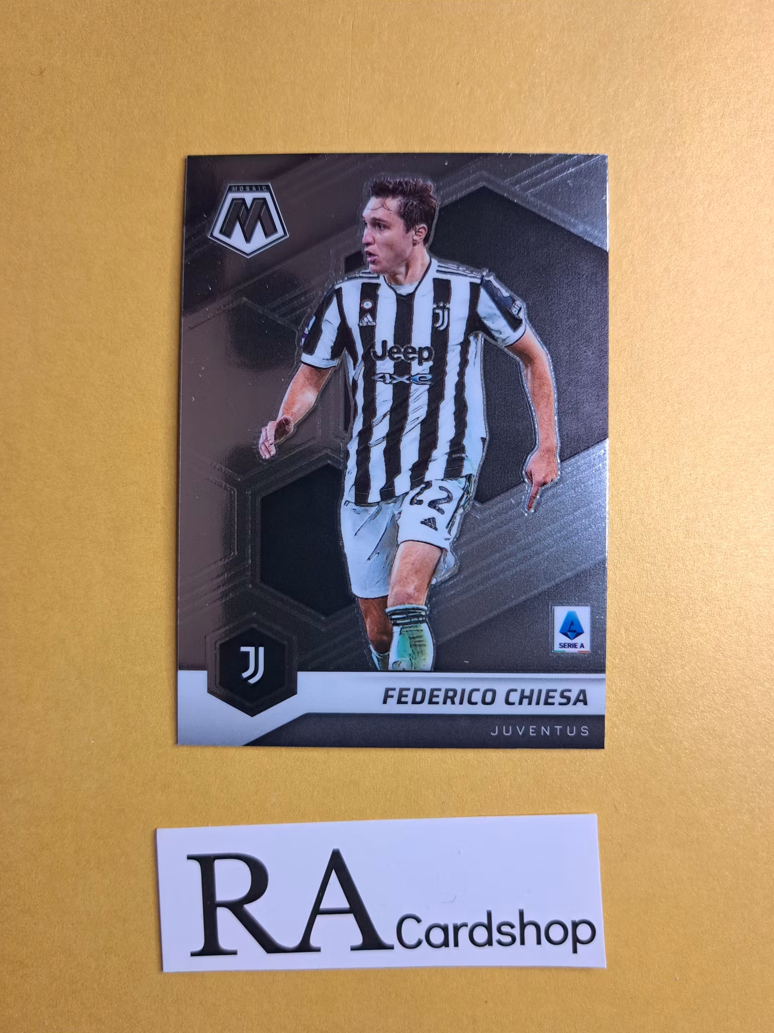 #173 Federico Chiesa 2021-22 Panini Mosaic Serie A Soccer Fotboll