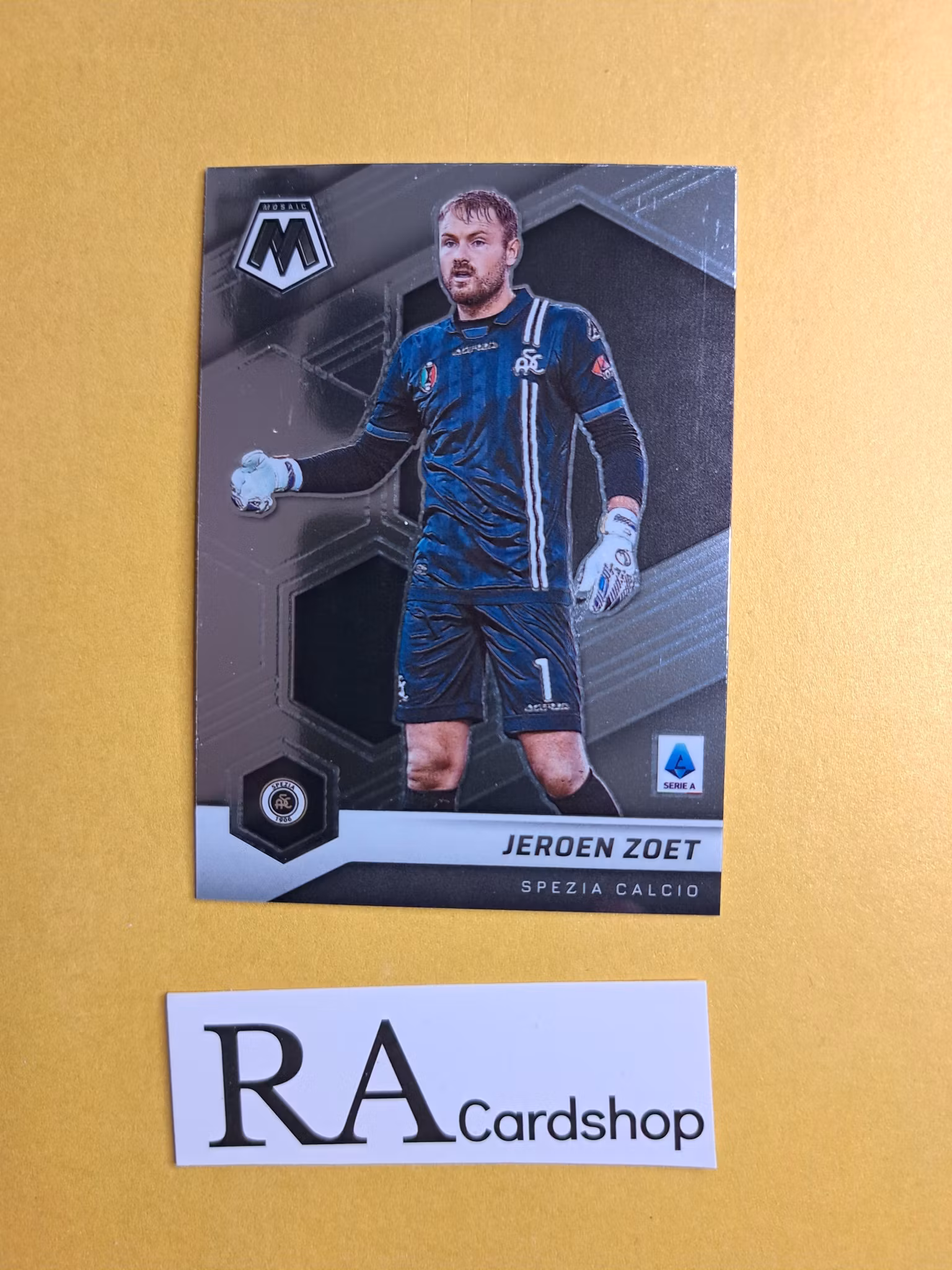 #155 Jeroen Zoet 2021-22 Panini Mosaic Serie A Soccer Fotboll