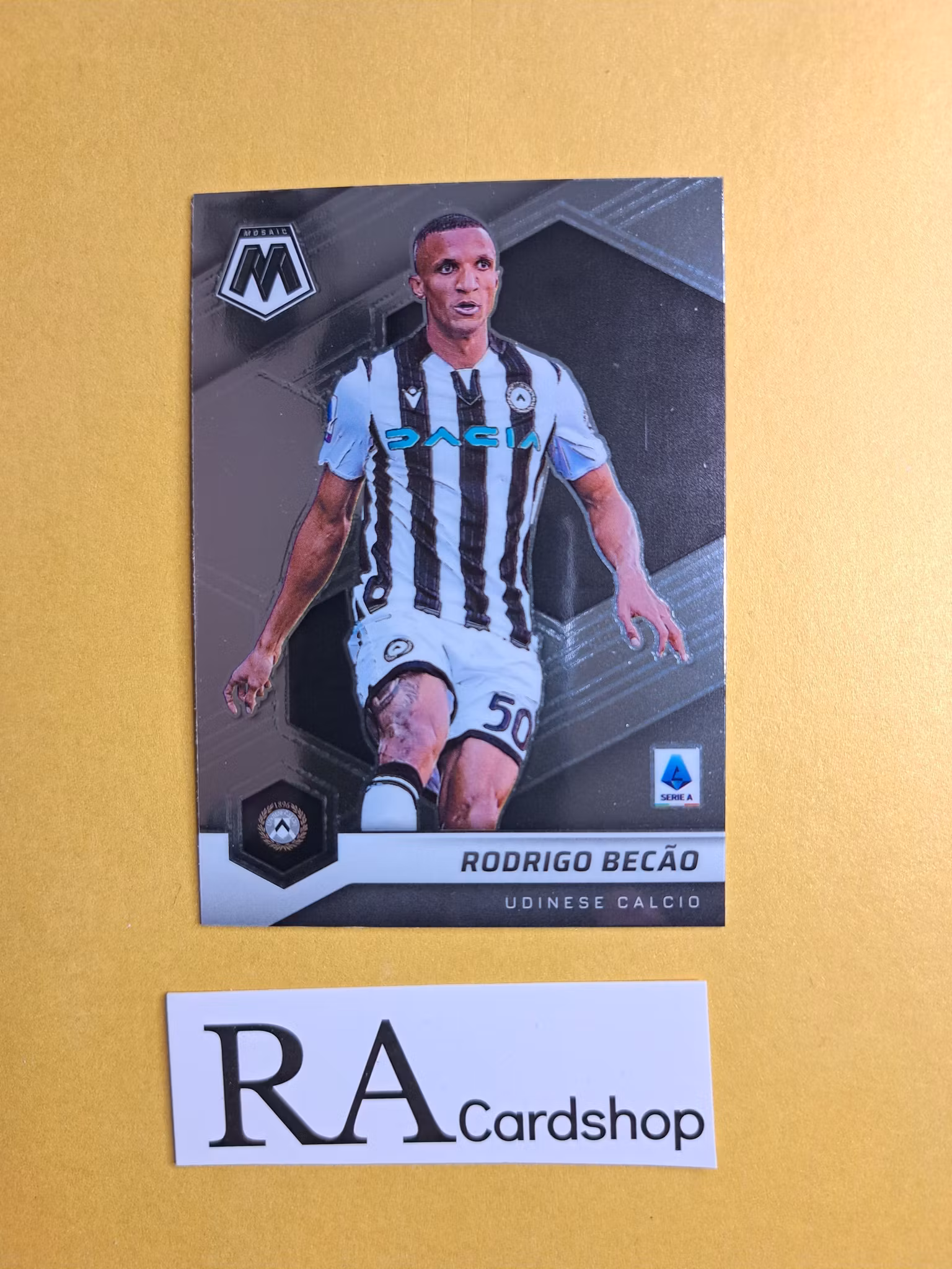 #128 Rodrigo Becao 2021-22 Panini Mosaic Serie A Soccer Fotboll