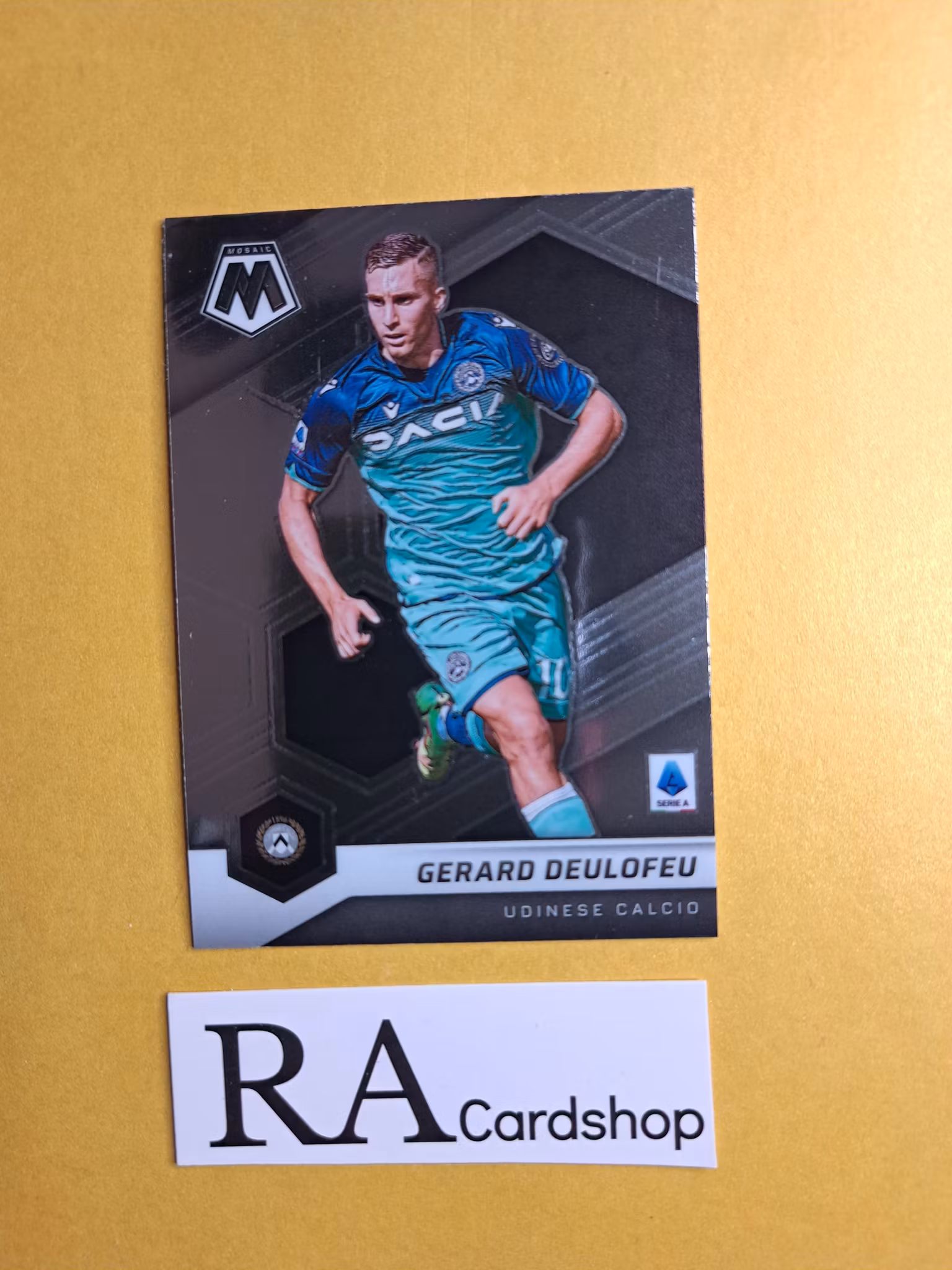 #121 Gerard Deulofeu 2021-22 Panini Mosaic Serie A Soccer Fotboll