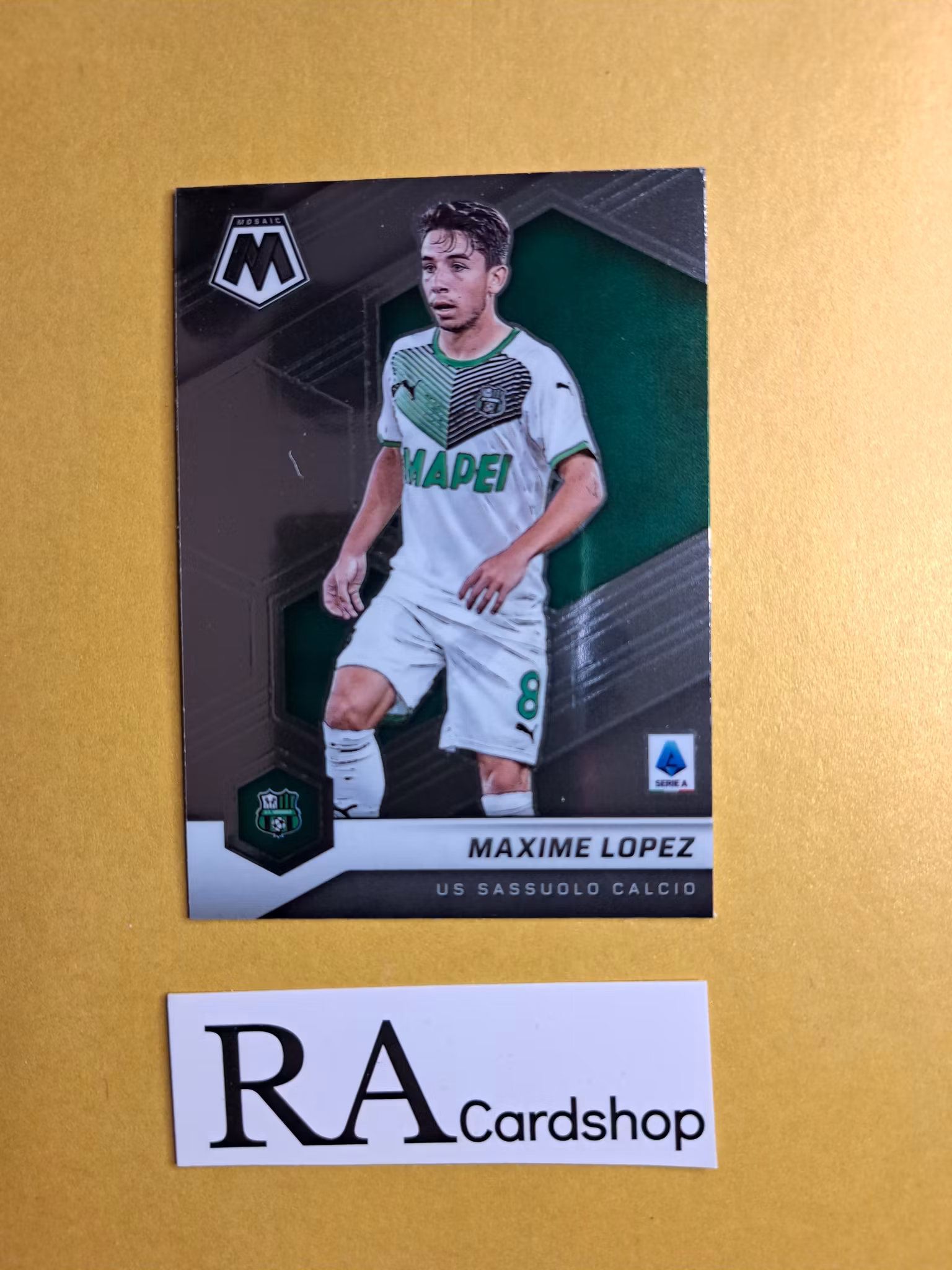 #104 Maxime Lopez 2021-22 Panini Mosaic Serie A Soccer Fotboll