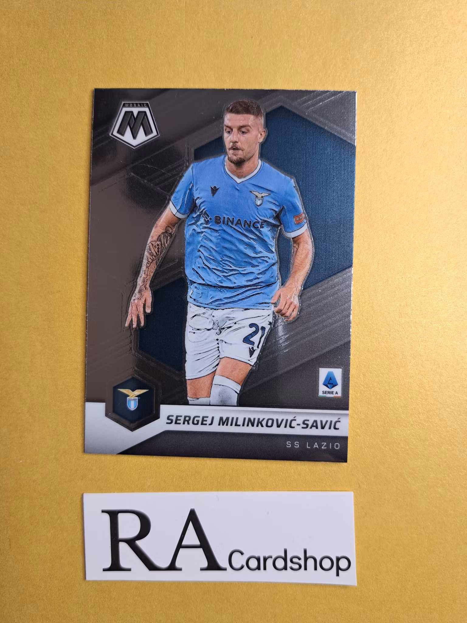 #89 Sergej Milinkovic - Savic 2021-22 Panini Mosaic Serie A Soccer Fotboll