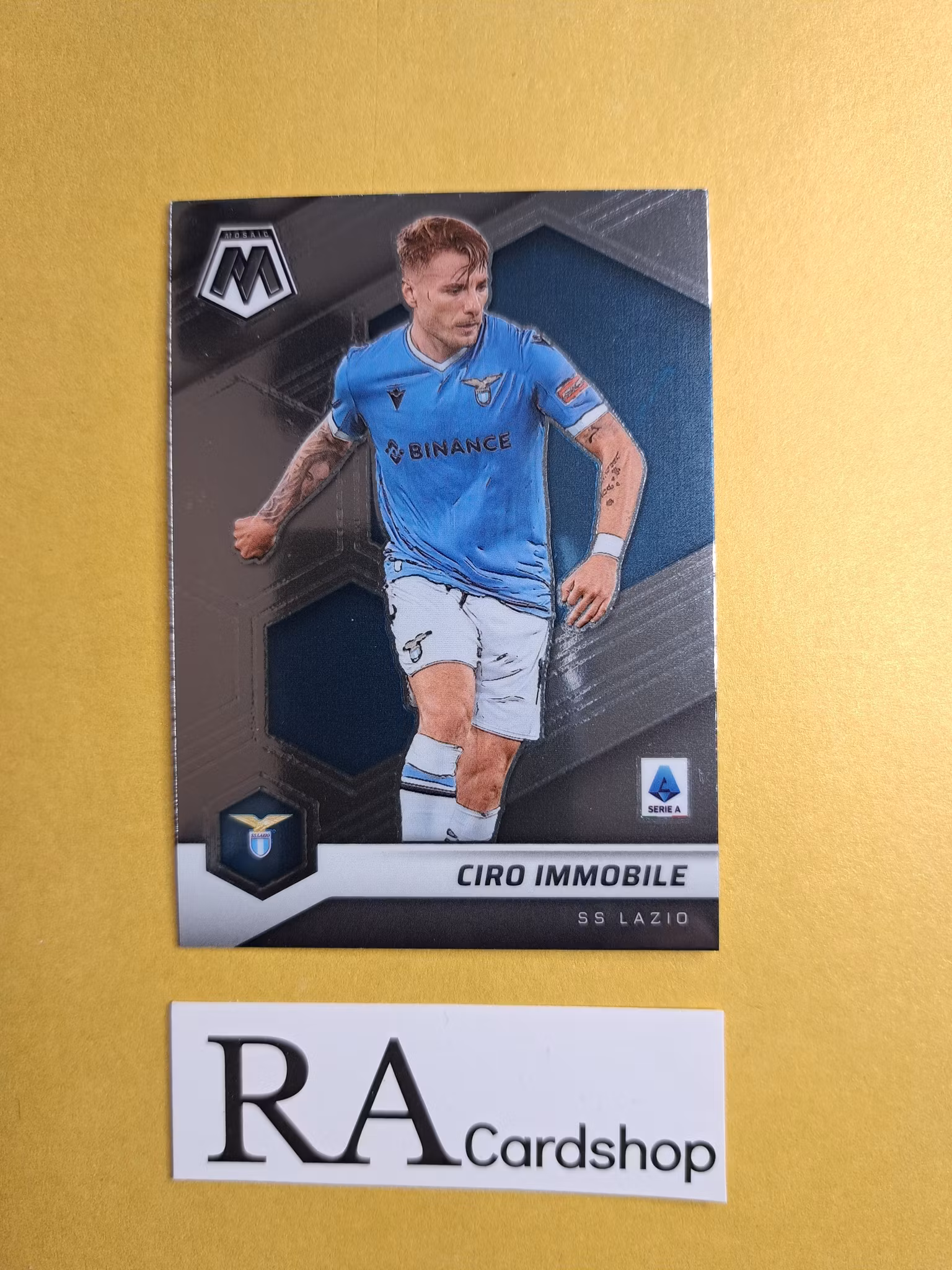 #82 Ciro Immobile 2021-22 Panini Mosaic Serie A Soccer Fotboll