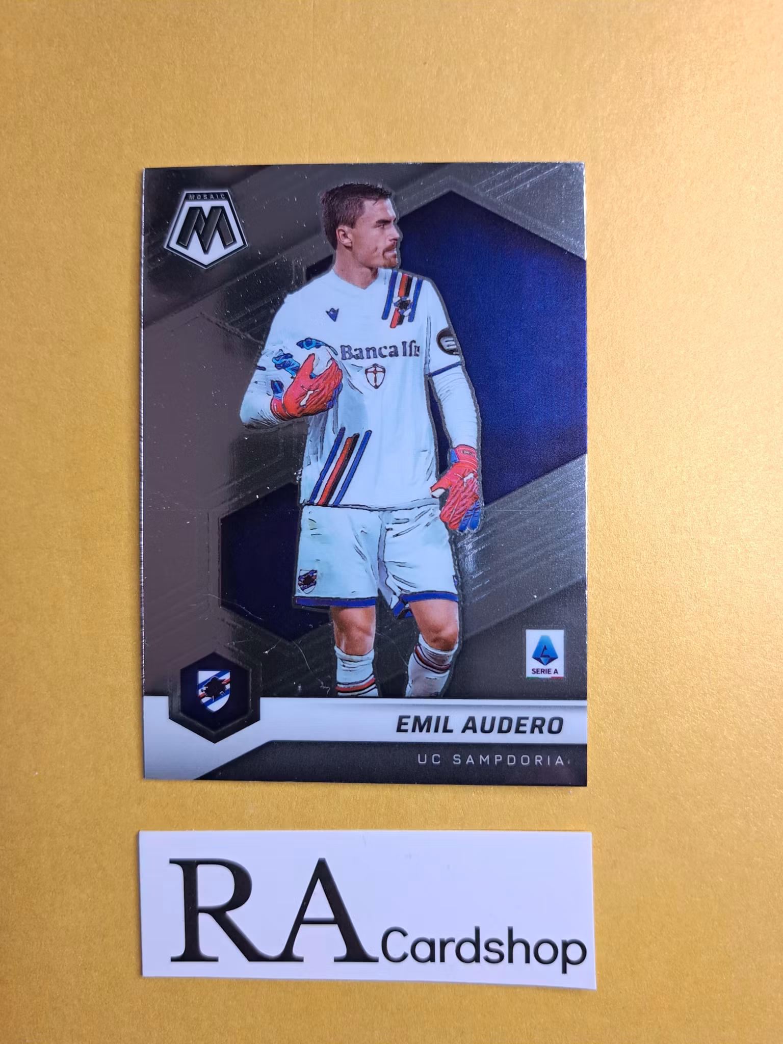 #64 Emil Audero 2021-22 Panini Mosaic Serie A Soccer Fotboll