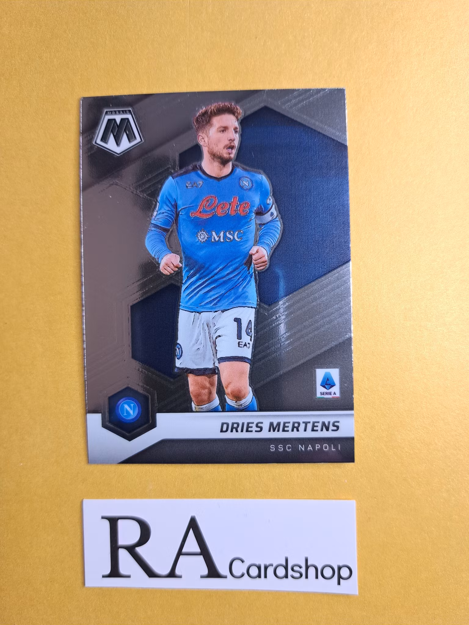 #32 Dries Mertens 2021-22 Panini Mosaic Serie A Soccer Fotboll