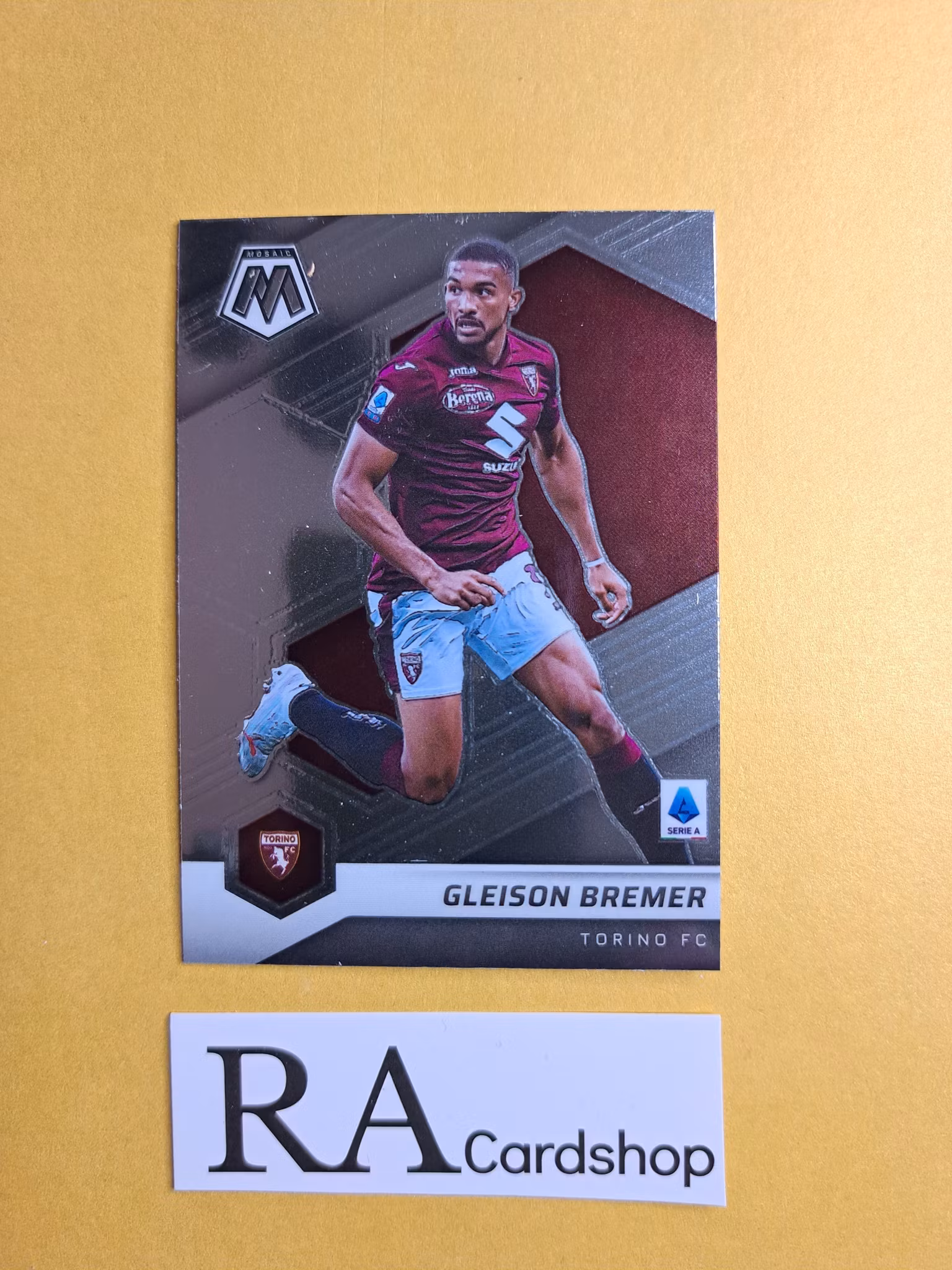 #25 Gleison Bremer 2021-22 Panini Mosaic Serie A Soccer Fotboll