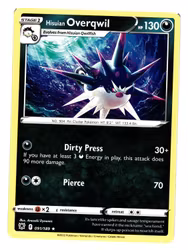 Hisuian Overwqil Rare 091/189 Astral Radiance Pokemon