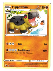 Hippowdon Uncommon 080/189 Astral Radiance Pokemon