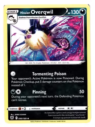 Hisuian Overqwil Uncommon 090/189 Astral Radiance Pokemon