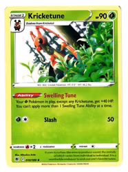 Kricketune Uncommon 010/189 Astral Radiance Pokemon