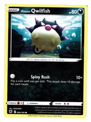 Hisuian Qwilfish Common 089/189 Astral Radiance Pokemon
