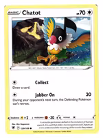 Chatot Common 129/189 Astral Radiance Pokemon
