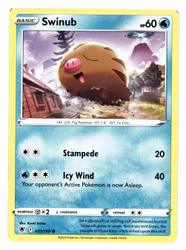 Swinub Common 031/189 Astral Radiance Pokemon