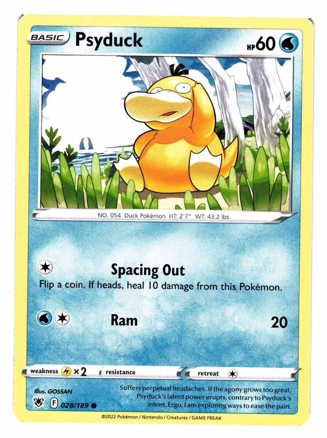 Psyduck Common 028/189 Astral Radiance Pokemon