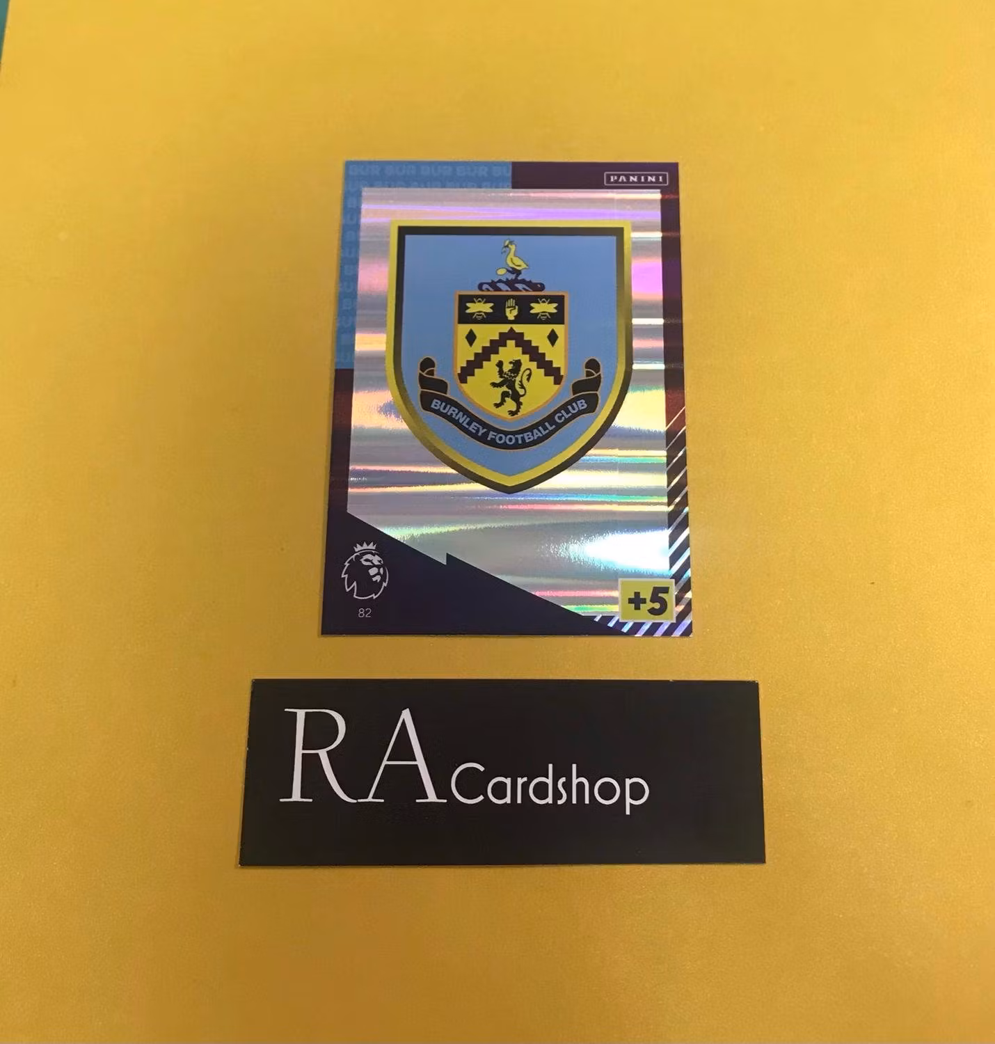 PBURNLEY CLUB CREST #82 2021-22 Premier League Adrenalyn XL