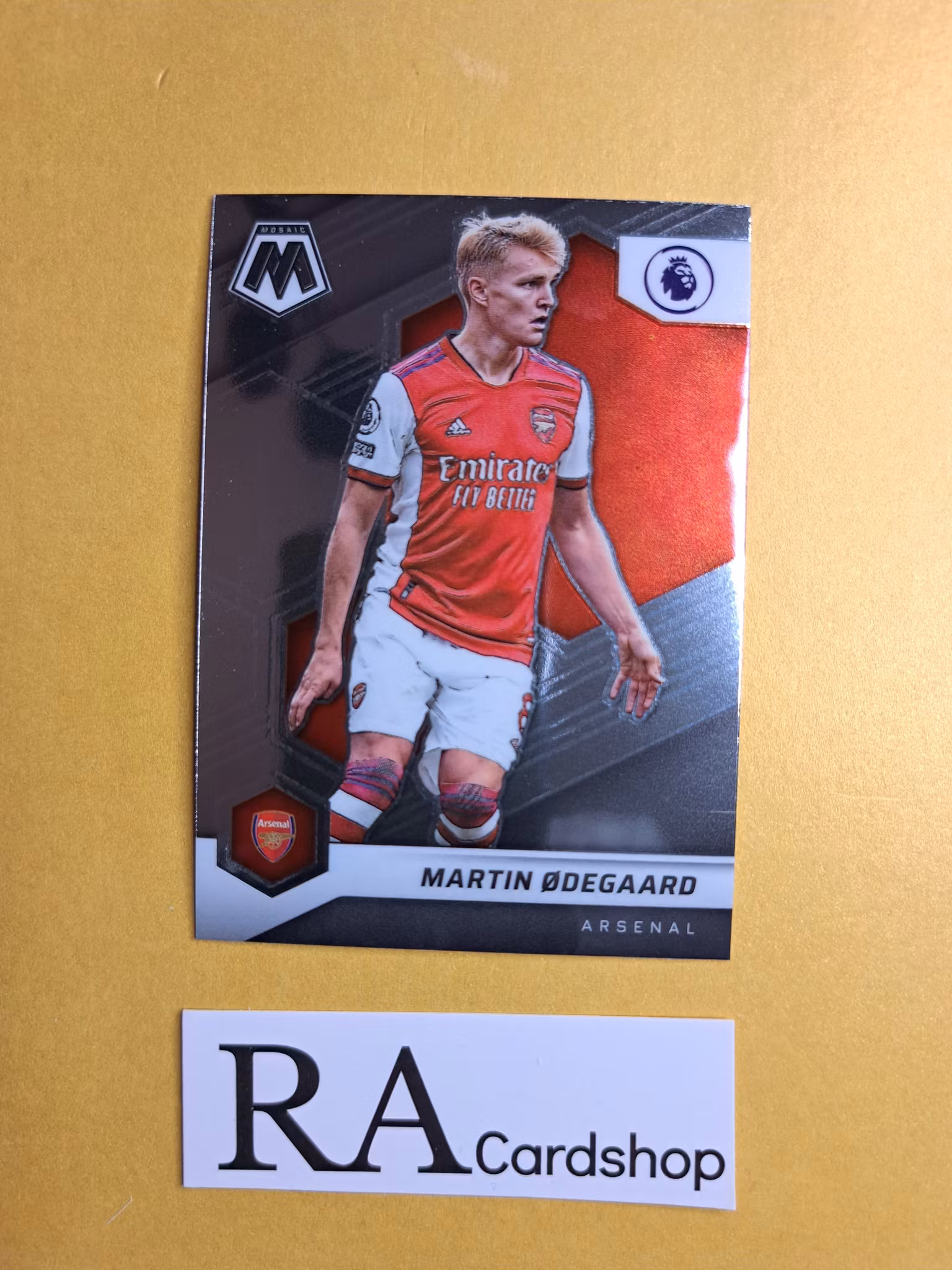 #67 Martin Odegaard 2021-22 Panini Mosaic Premier Leauge