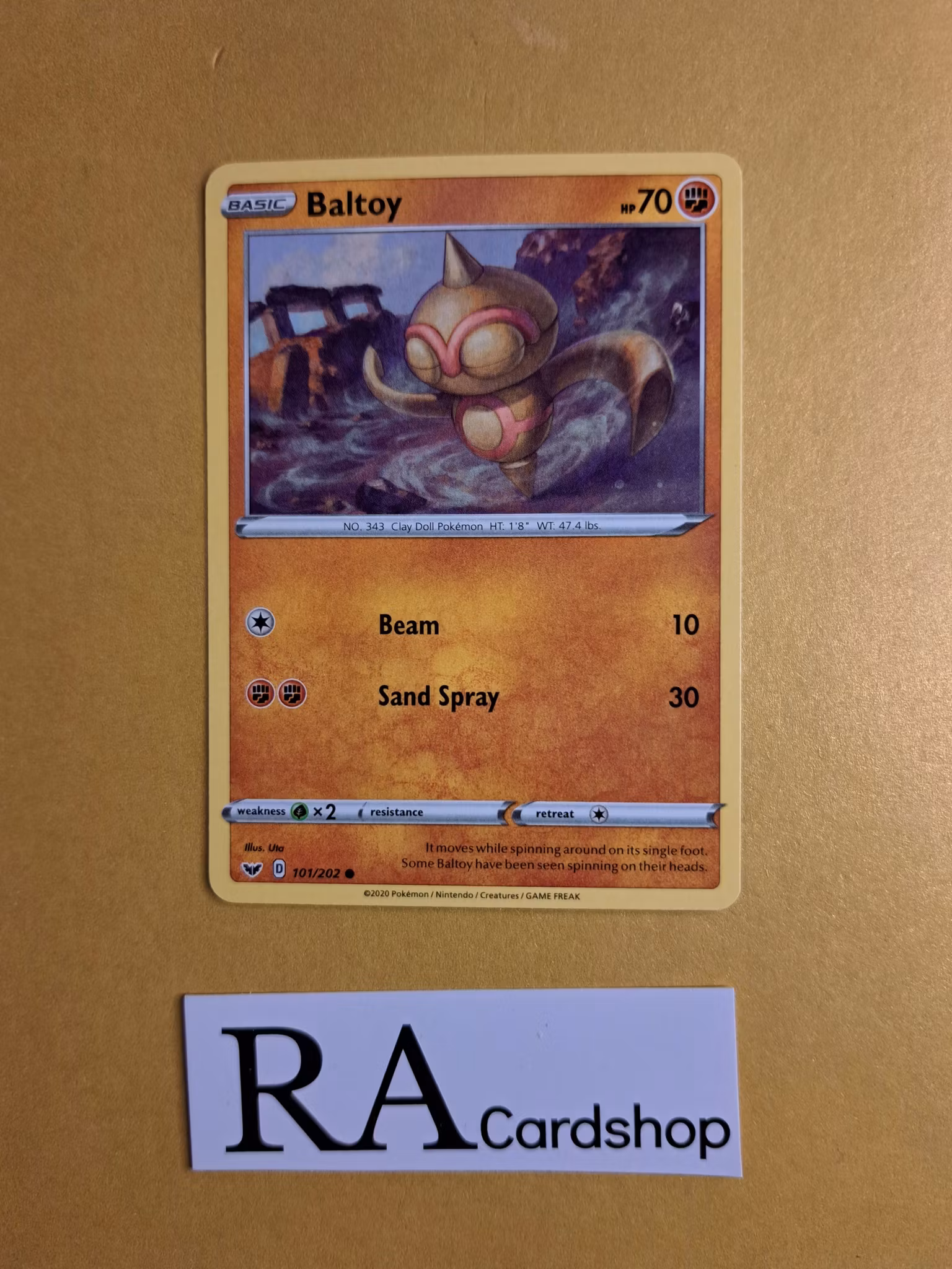 Baltoy Common 101/202 Sword and Shield Pokemon