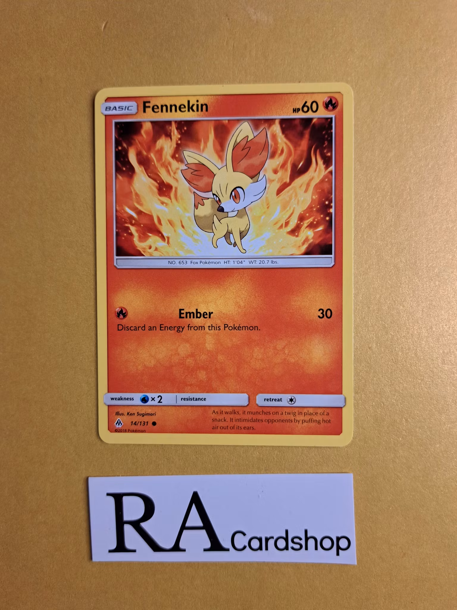 Fennekin Common 14/131 Forbidden Light Pokemon