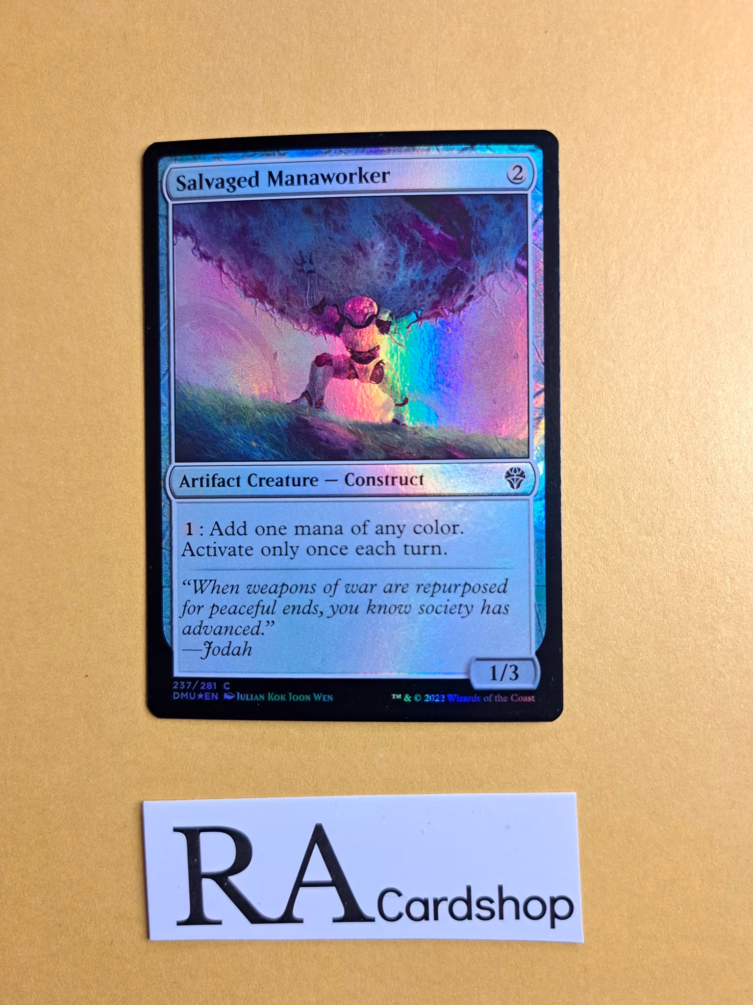 Salvaged Manaworker Common Foil 237/281 Dominaria United (DMU) Magic the Gathering