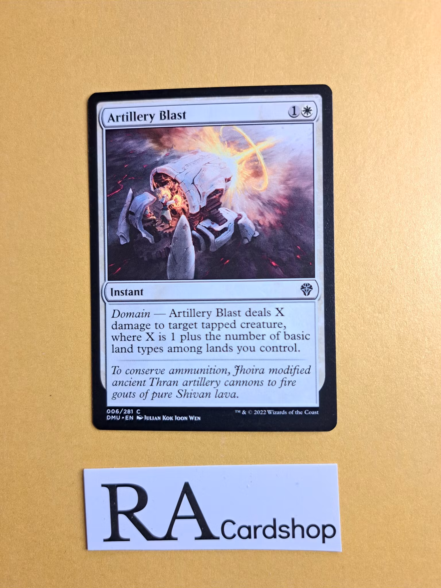 Artillery Blast Common 006/281 Dominaria United (DMU) Magic the Gathering