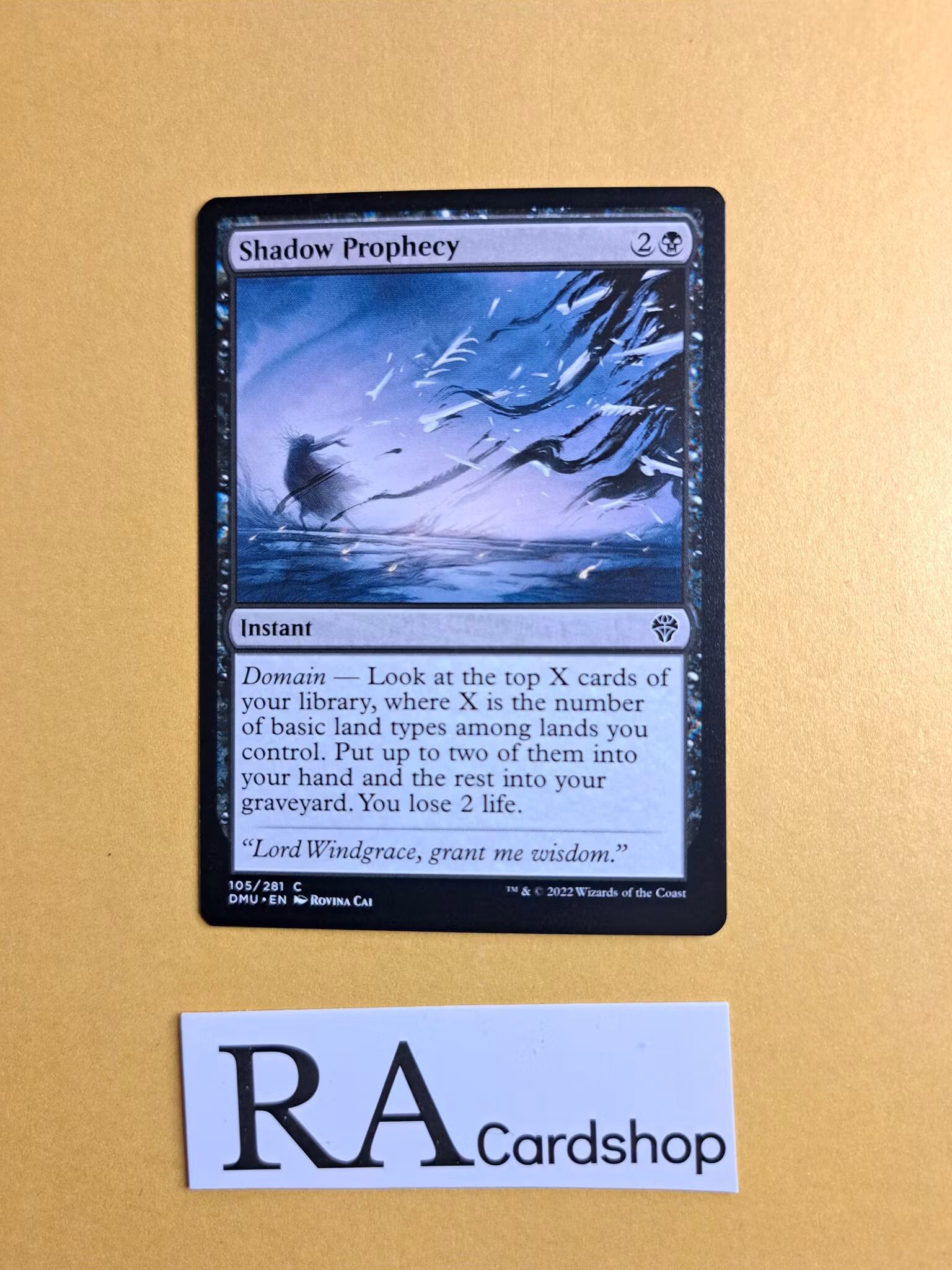 Shadow Prophecy Common 105/281 Dominaria United (DMU) Magic the Gathering