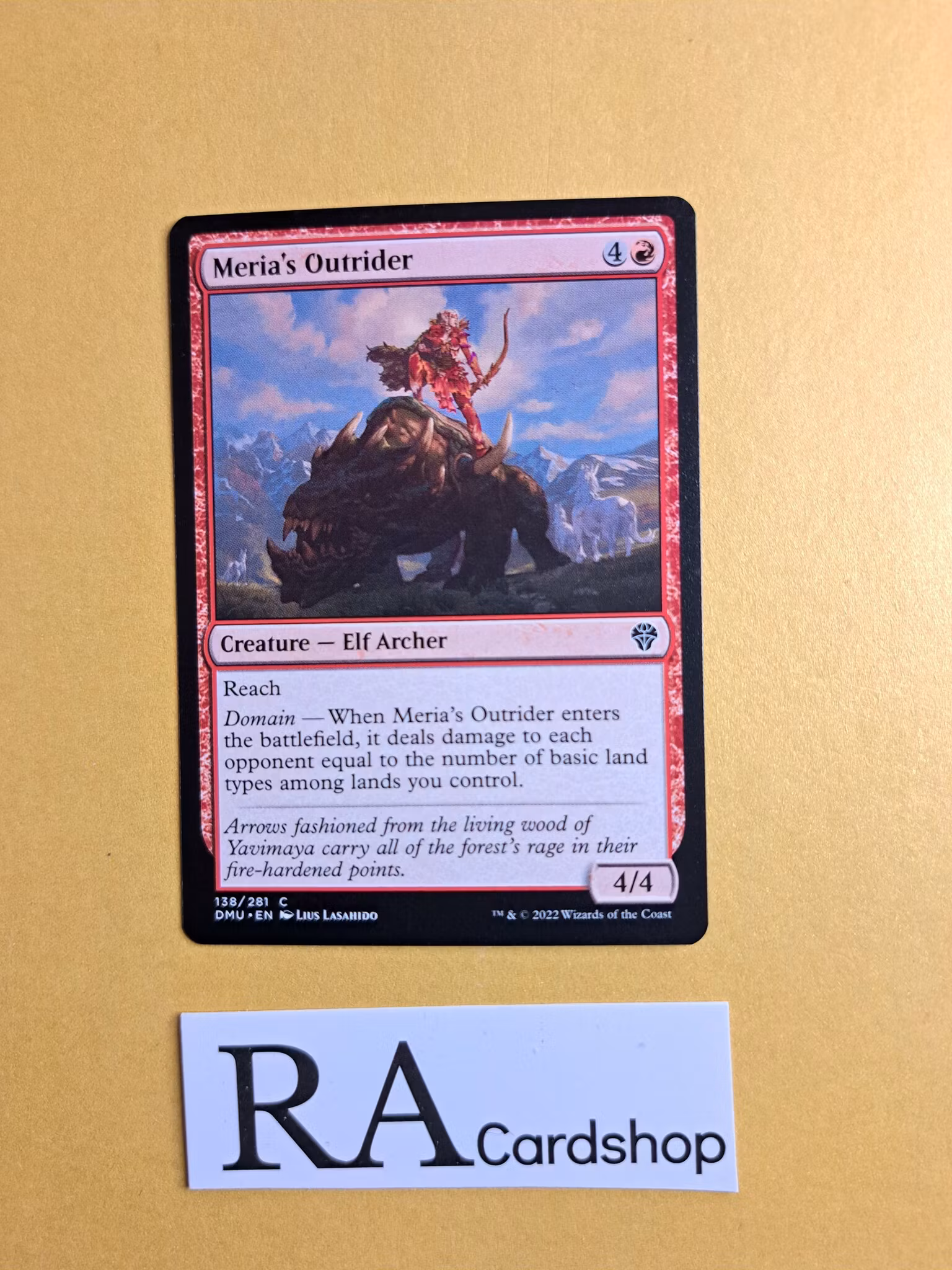 Merias Outrider Common 138/281 Dominaria United (DMU) Magic the Gathering