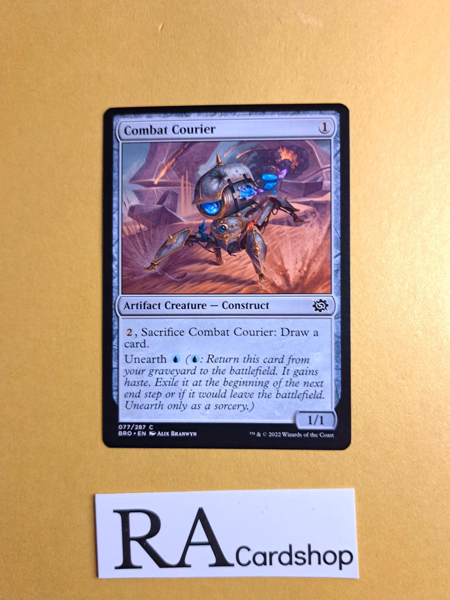 Combat Courier Common 077/287 The Brothers War Magic the Gathering