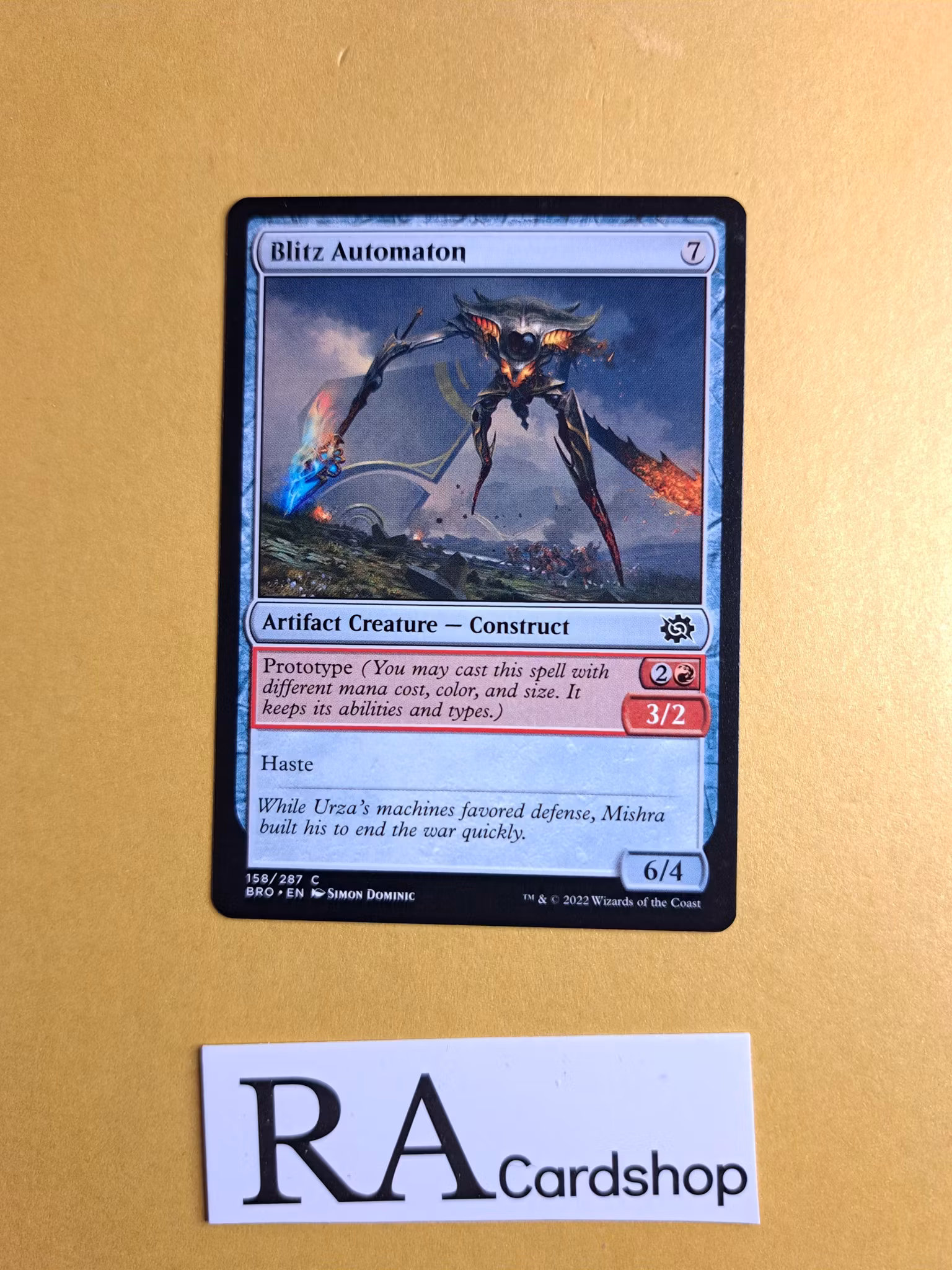 Blitz Automaton Common 158/287 The Brothers War Magic the Gathering