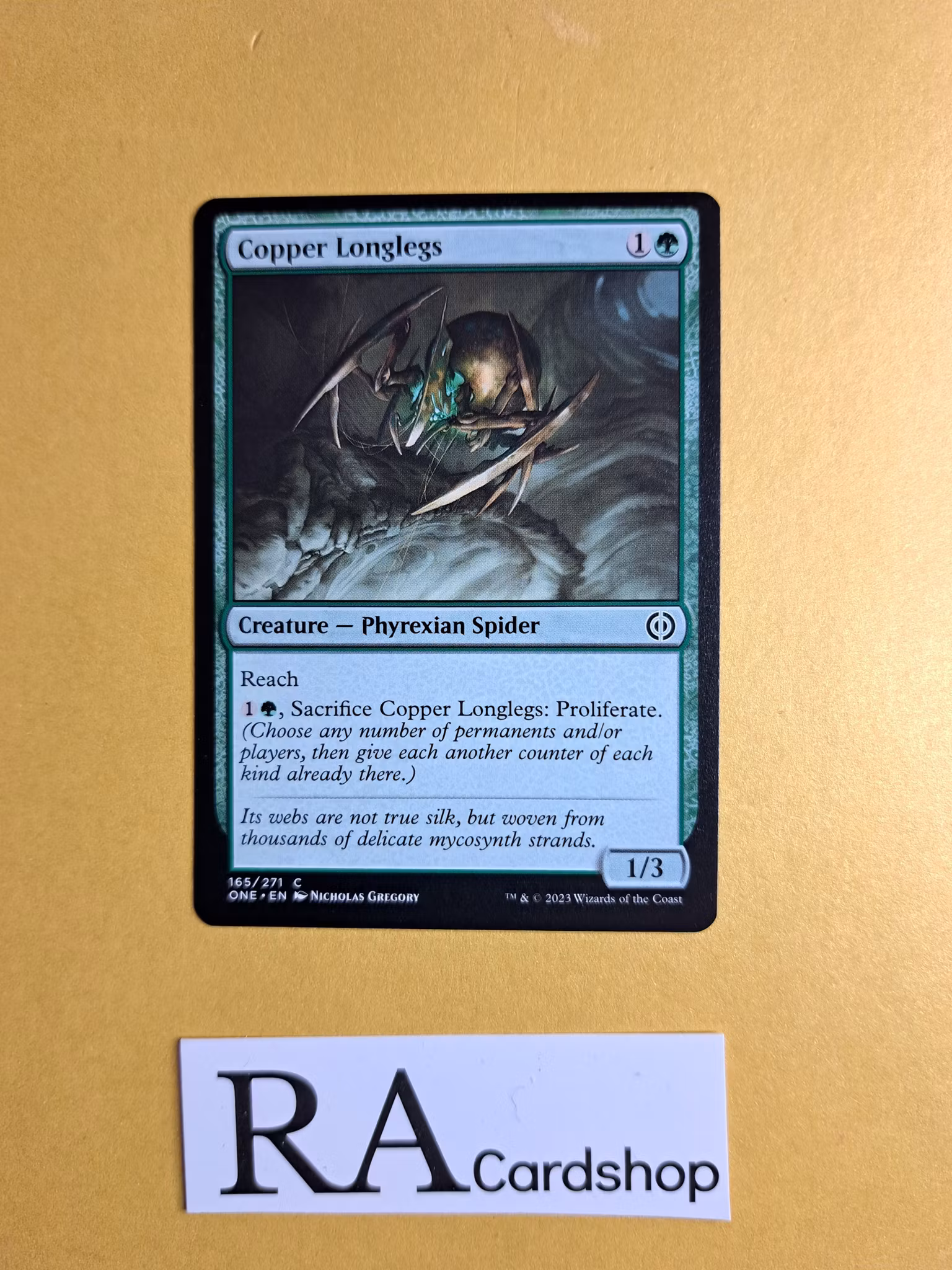 Copper Longlegs Common 165/271 Phyrexia All Will Be One Magic the Gathering