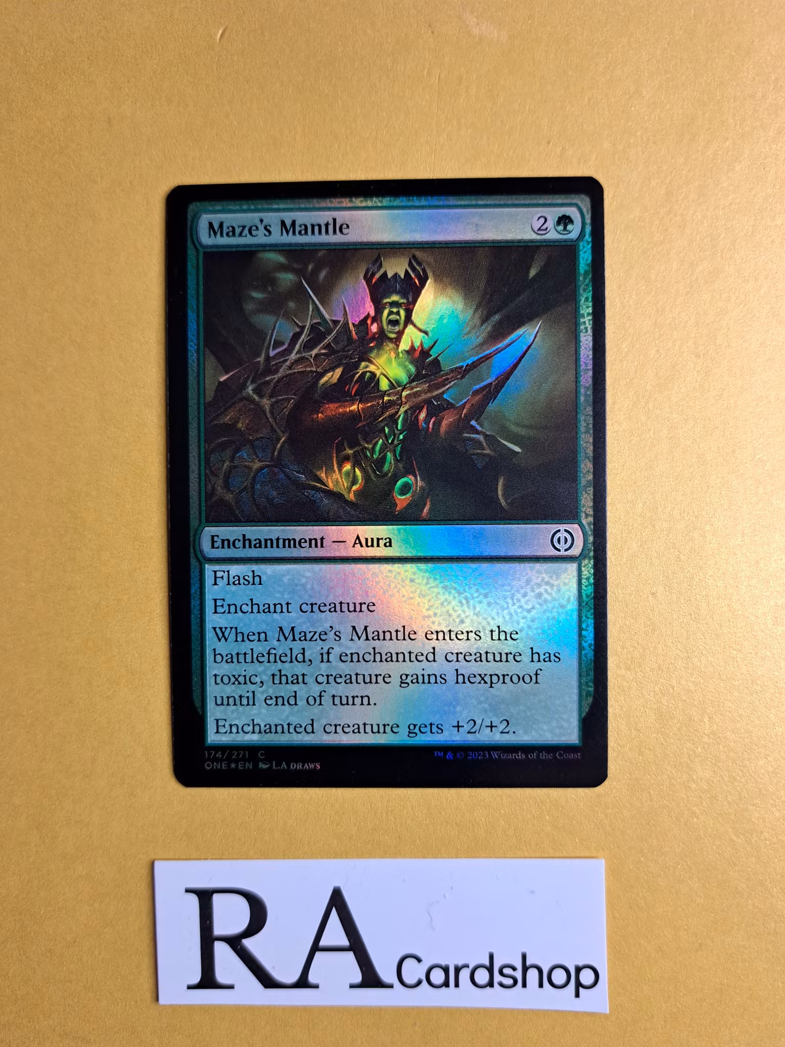 Mazes Mantle Common Foil 174/271 Phyrexia All Will Be One Magic the Gathering