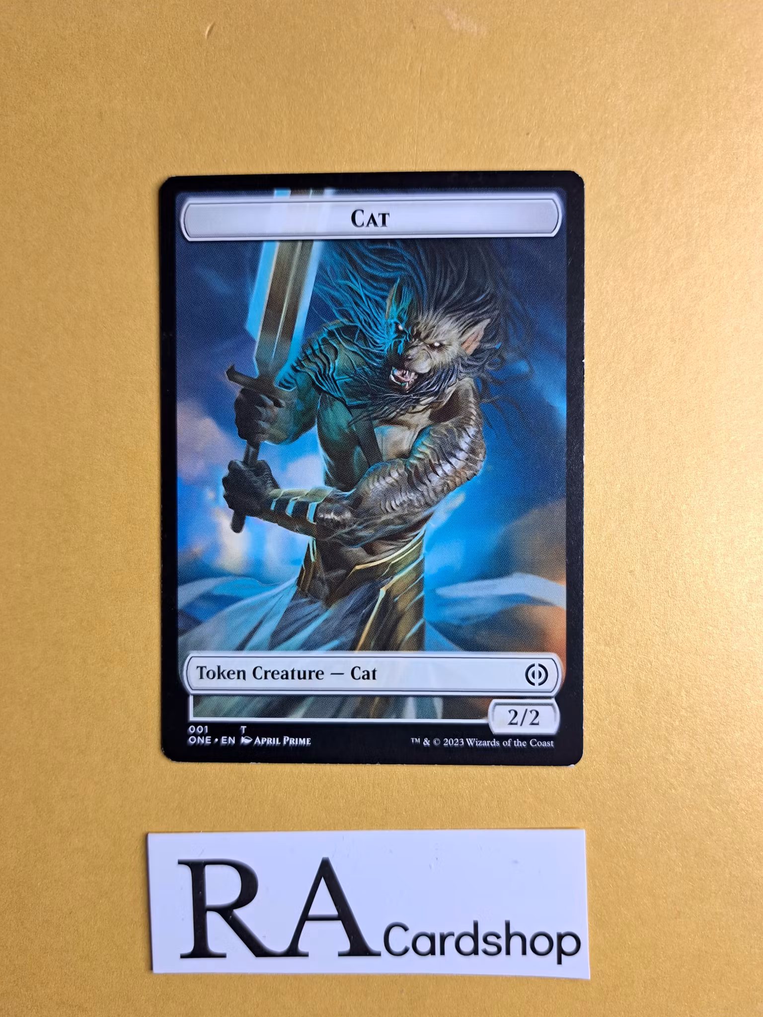 Token Cat 001 Phyrexia All Will Be One Magic the Gathering