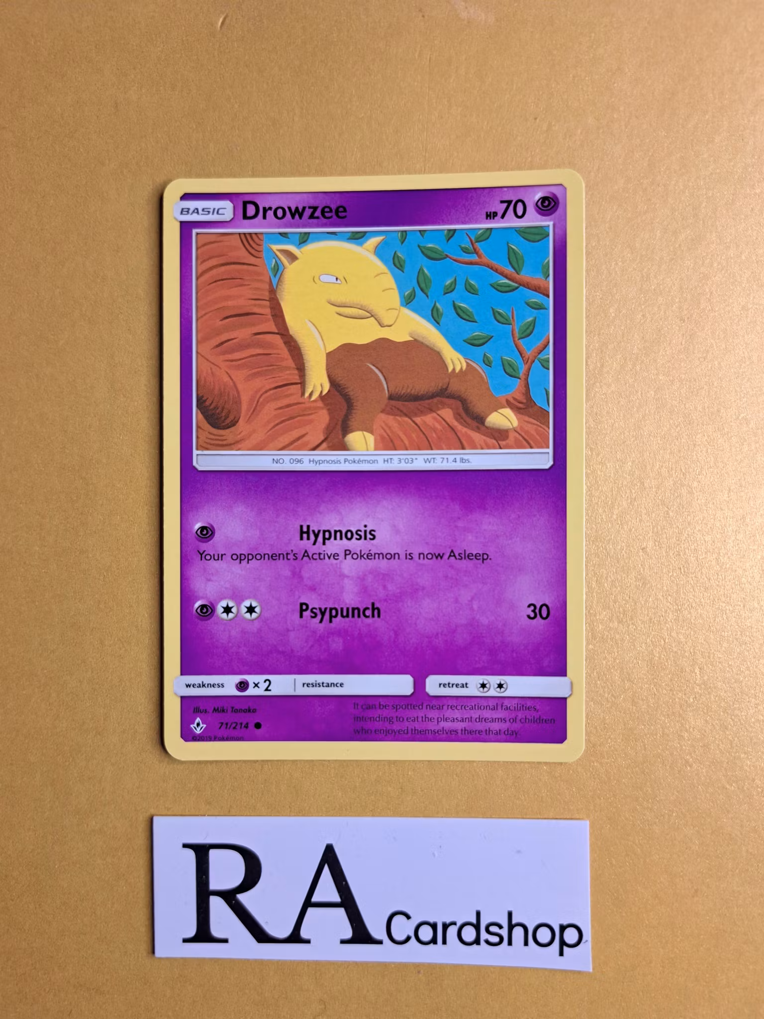 Drowzee Common 71/214 Unbroken Bonds Pokemon