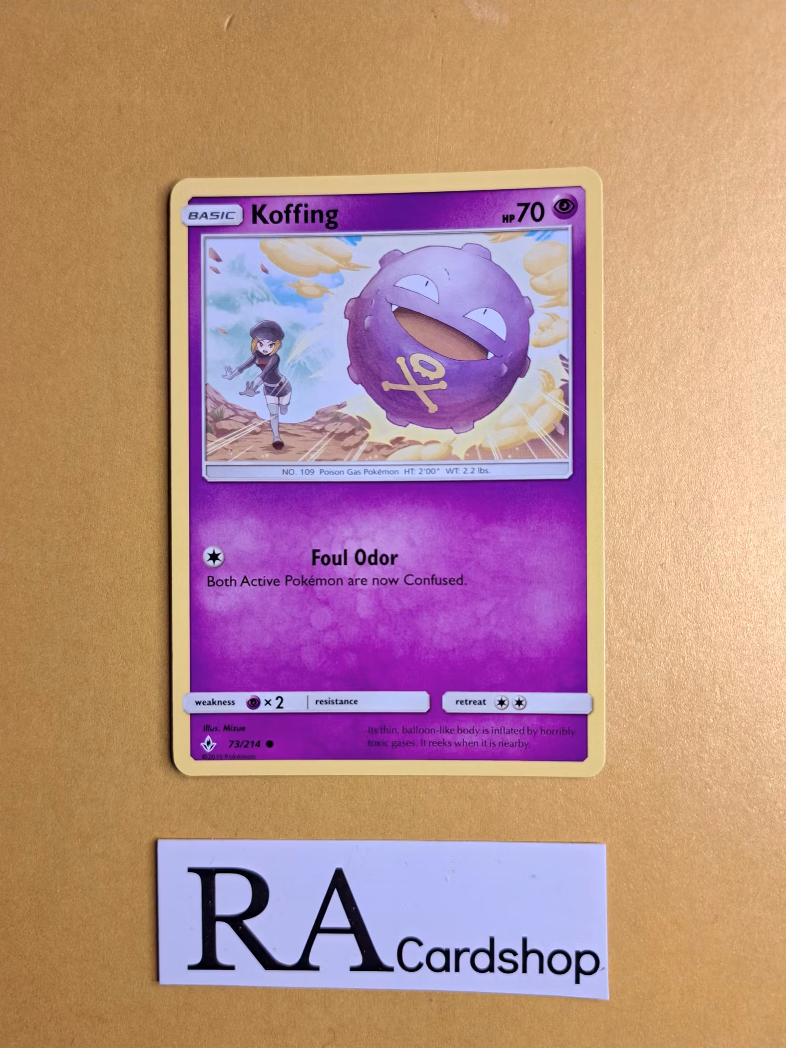 Koffing Common 73/214 Unbroken Bonds Pokemon