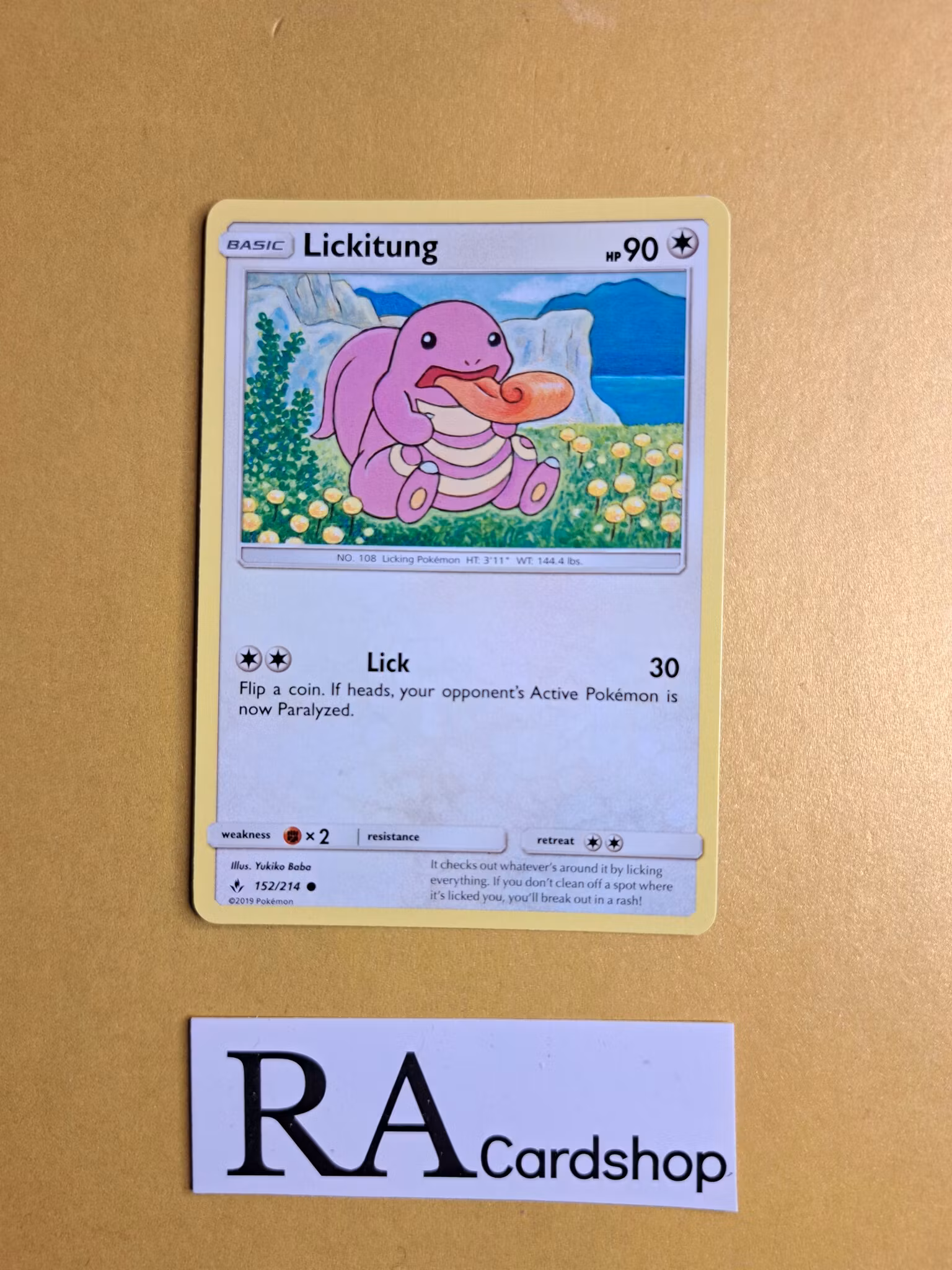 Lickitung Common 152/214 Unbroken Bonds Pokemon