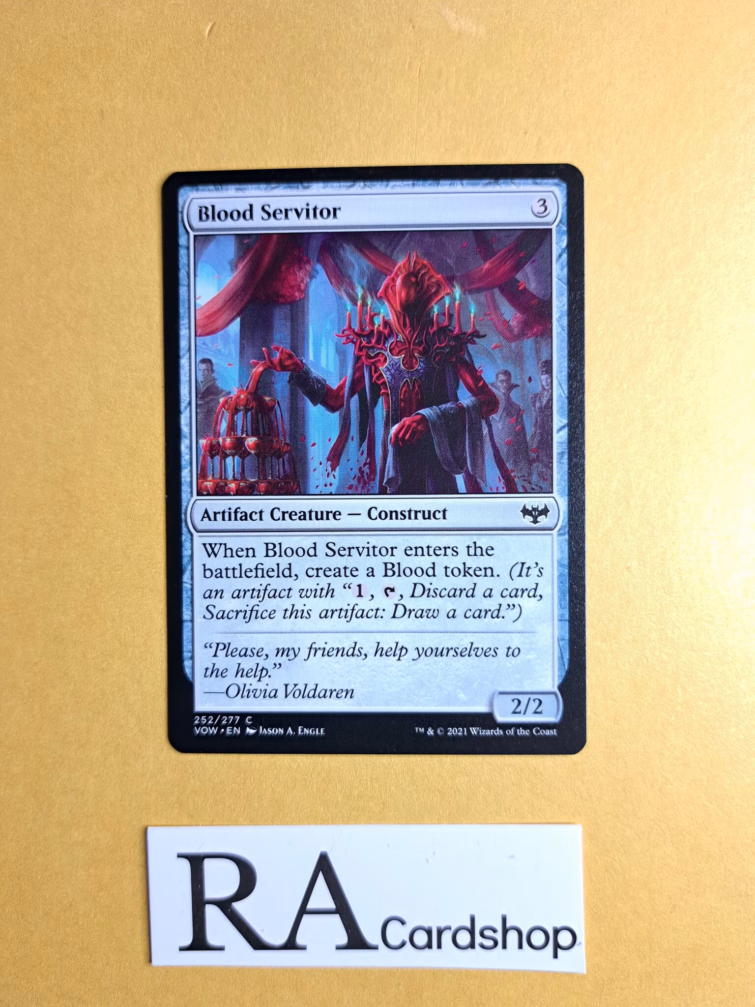 Blood Servitor Common 252/277 Innistrad: Crimson Vow (VOW) Magic the Gathering