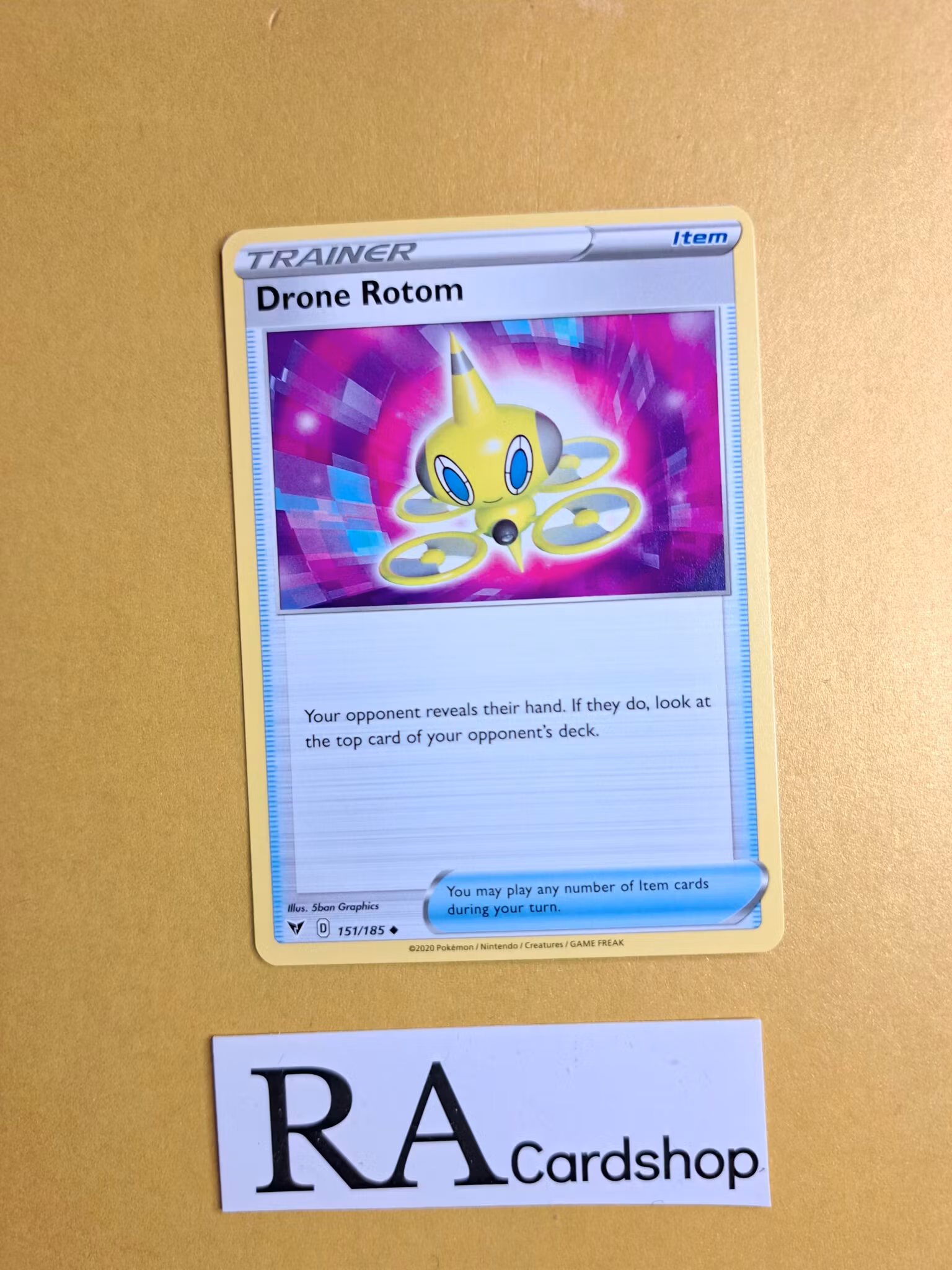 Drone Rotom Uncommon 151/185 Vivid Voltage Pokemon