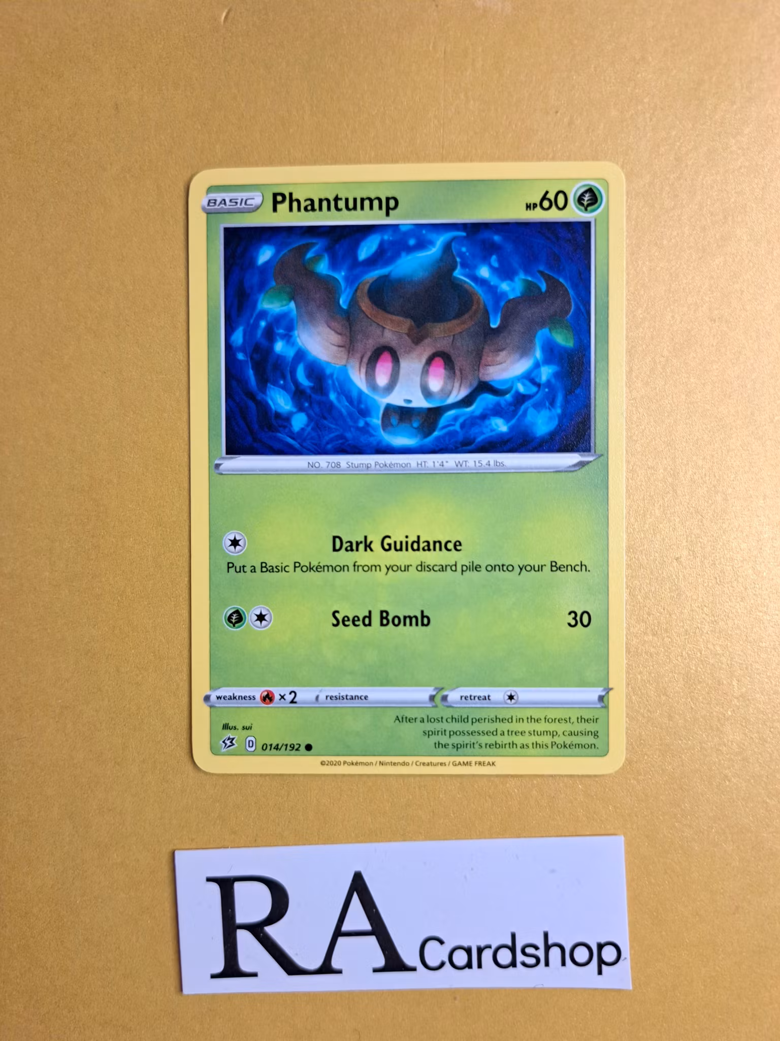 Phantump Common 014/192 Rebel Clash Pokemon