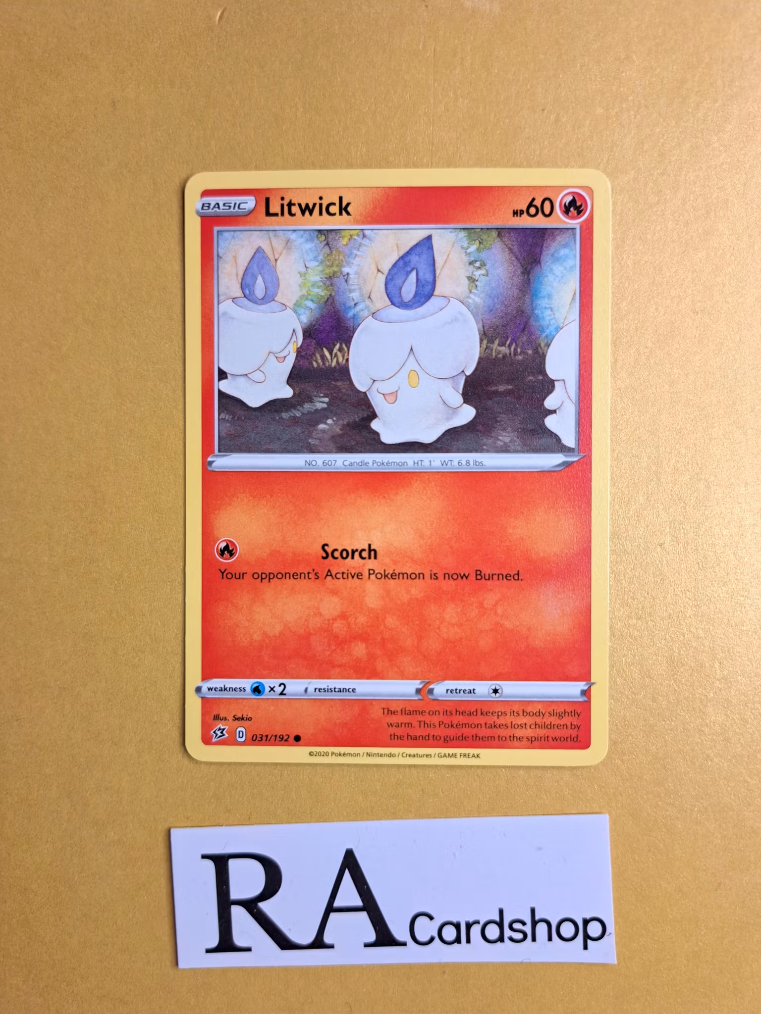 Litwick Common 031/192 Rebel Clash Pokemon