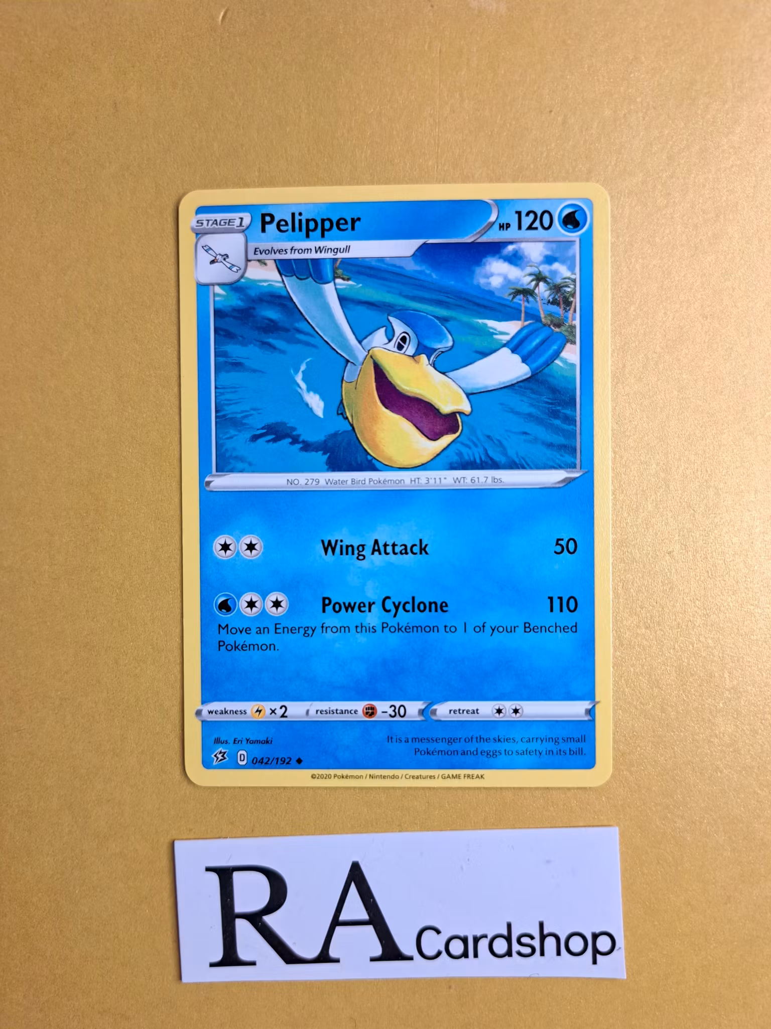 Pelipper Uncommon 042/192 Rebel Clash Pokemon