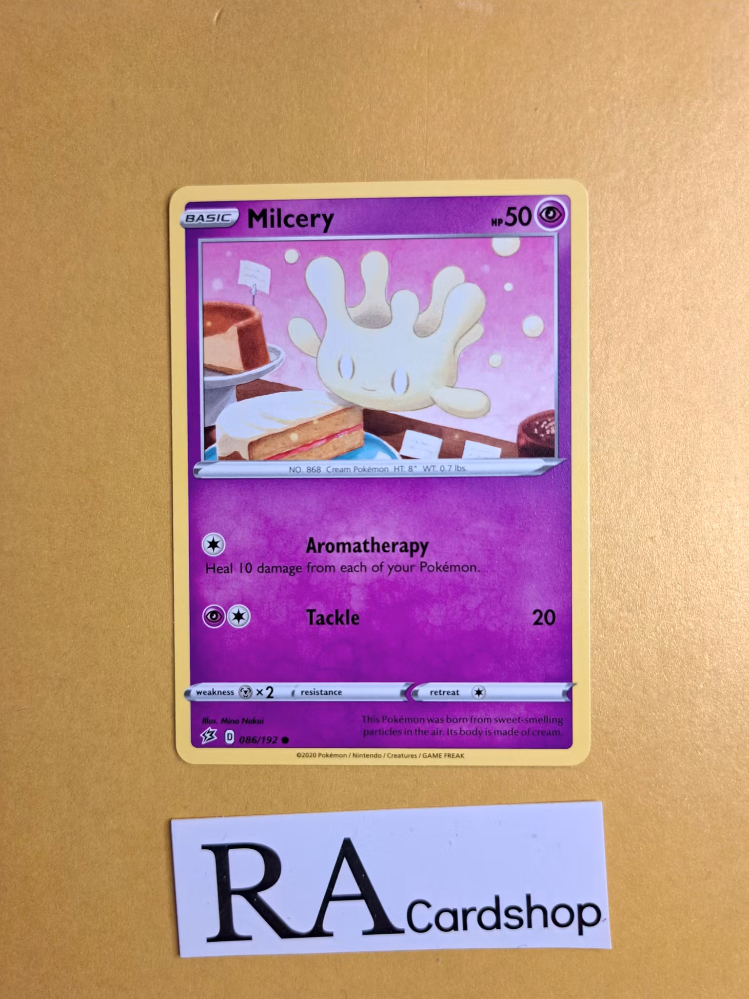 Milcery Common 086/192 Rebel Clash Pokemon