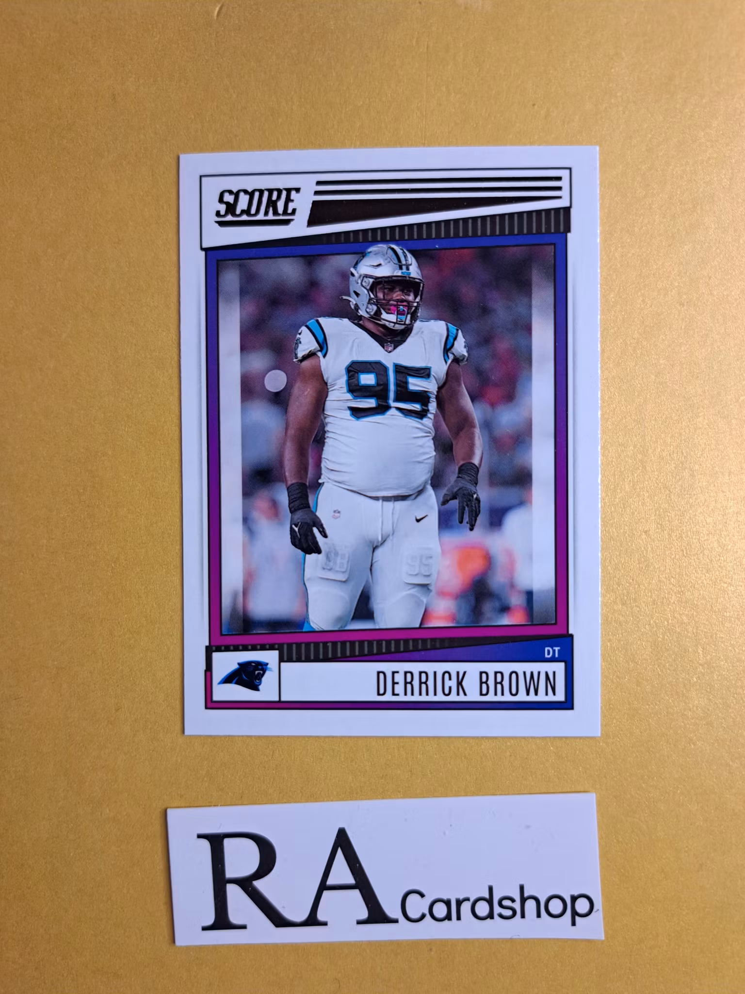 #50 Derrick Brown 2022 Panini Score Football NFL