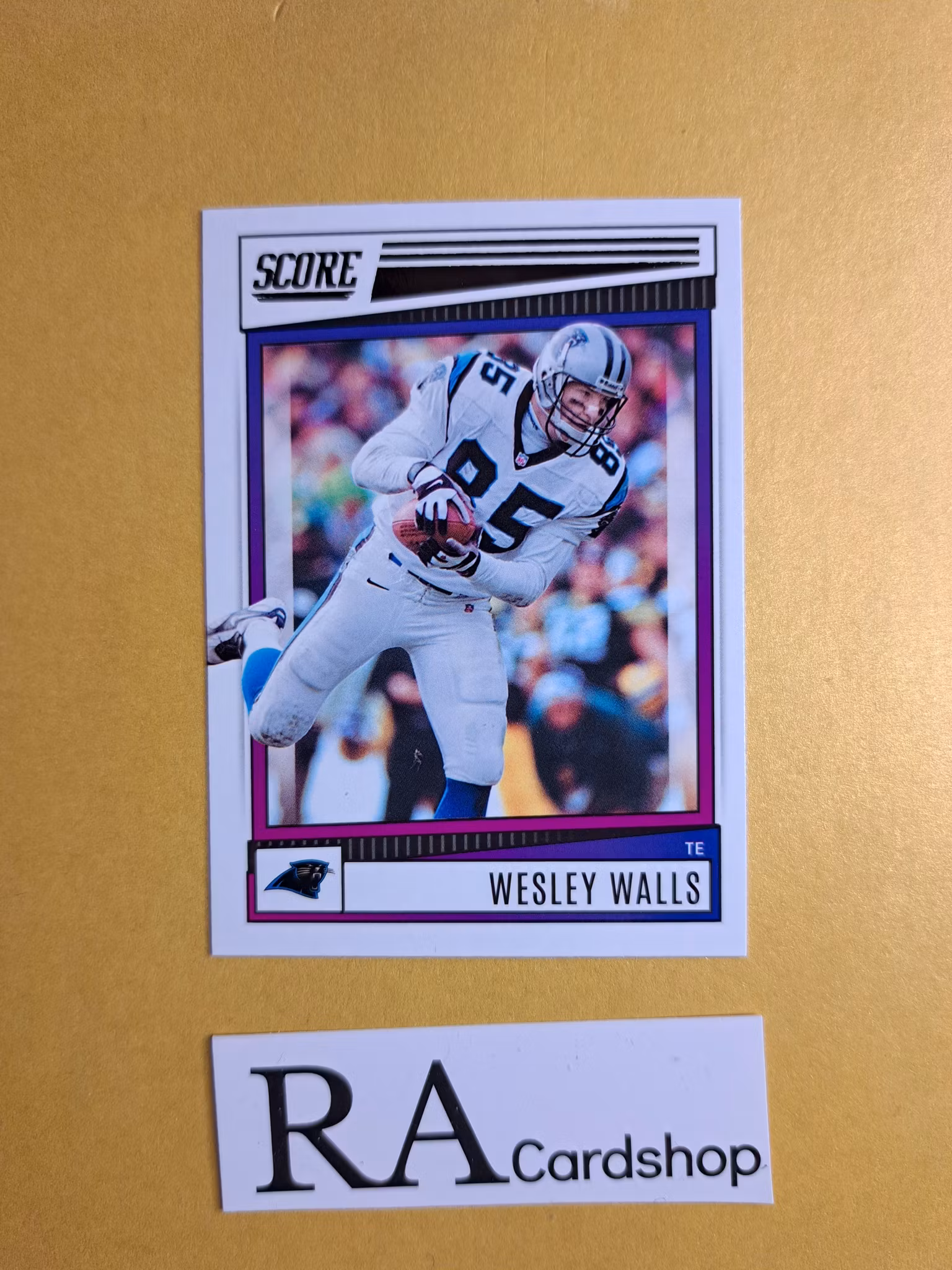 #52 Wesley Walls 2022 Panini Score Football NFL