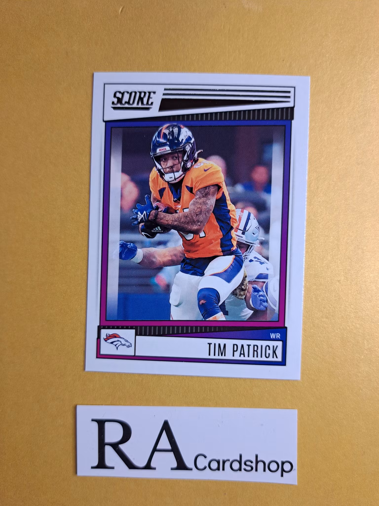 #76 Tim Patrick 2022 Panini Score Football NFL