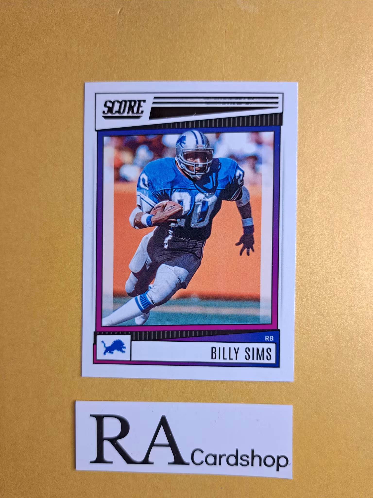 #92 Billy Sims 2022 Panini Score Football NFL