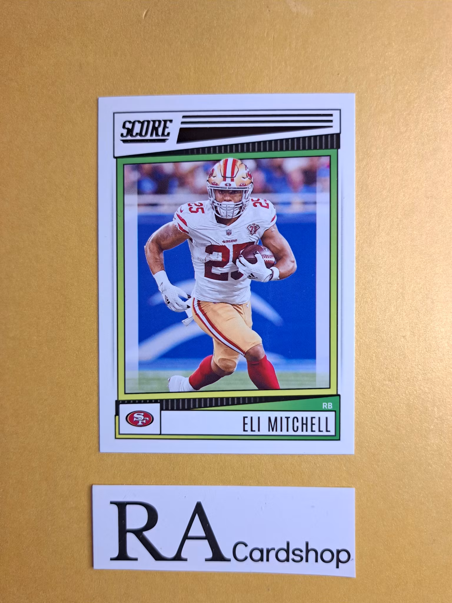 #167 Eli Mitchell 2022 Panini Score Football NFL