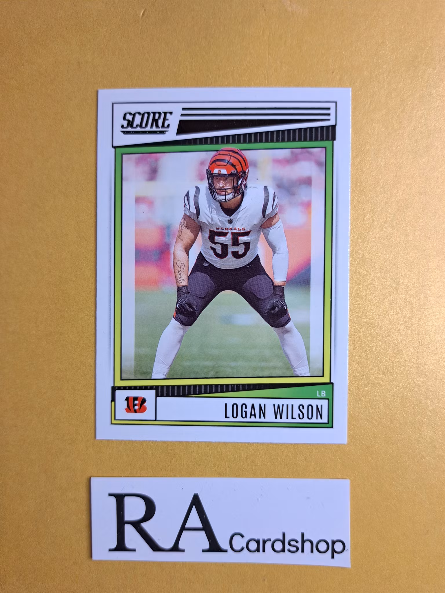 #197 Logan Wilson 2022 Panini Score Football NFL