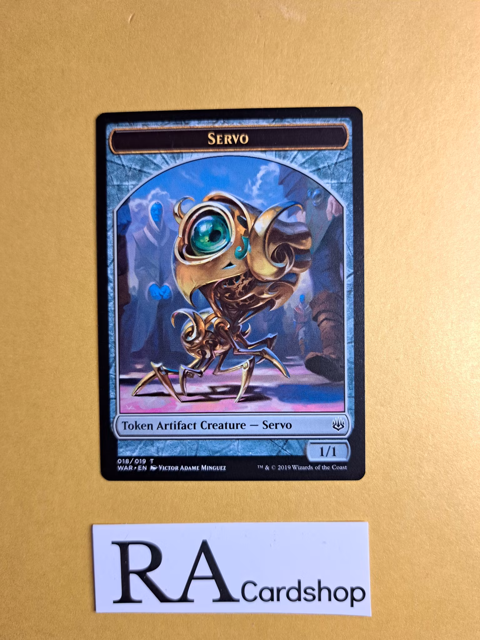 Token Dragon / Servo 013/019 018/019 War of the Spark (WAR) Magic the Gathering