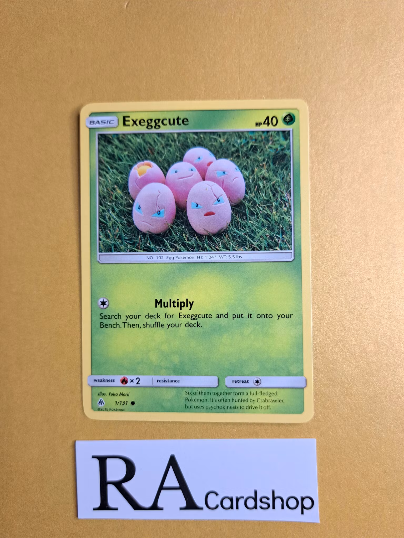 Exeggcute Common 1/131 Forbidden Light Pokemon